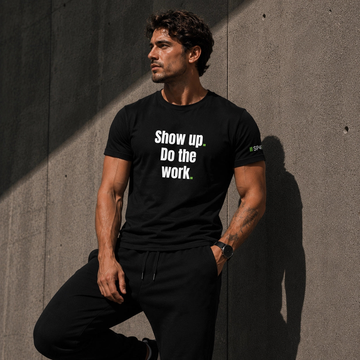 Show up. Do the work. — SP41 Unisex Tee